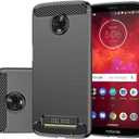 Case for Moto Z3/Moto Z3 Play/Moto Z3 Force XT1929 Case, Slim Thin Phone Case TPU Soft Back Cases Anti-Scratch Shockproof Protective Cover for Motorola Moto Z3 Black