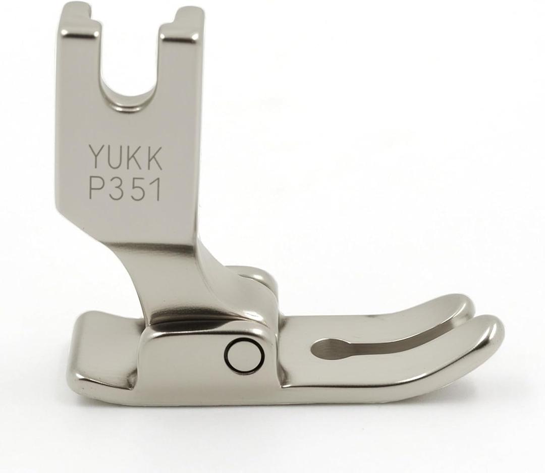 2 x P351 Presser Foot for Computerized Flat Seam Machine and Industrial Flat Seam Machine, Sewing Machine Accessories, for Brother, Singer, JUKI and More Sewing Machine (P351)