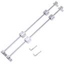 2Pcs 20x1200mm Linear Shaft Optical Axis + 4Pcs SK20 Linear Rail Support + 4Pcs SCS20UU Slide Block, Linear Shaft CNC Parts Kits for CNC Machine
