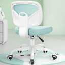 Primy Kids Desk Chair, Pink Study Chair for Boys Girls with Height Adjustable, Swivel Mesh Task Student Chairs for 4-12, Growing Teen Office Chair for Home/School/Office (Light Teal) (PR777)