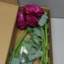 Ranunculus Artificial Flowers,6PCS Real Touch Flowers Bulk Purple Ranunculus Faux Flowers for DIY Wedding Bouquet Party Table Home Decor(Purple)