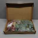 4PACK Mini Christmas Faux Kitchen Cabinet Wreaths with Red Black Plaid Ribbon Artificial Green Leaves Red Berries Hanging Wreaths for Home Front Door Christmas Holiday Indoor Decor