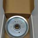 756-05034A Flat Idler Pulley for John Deere GY20629 GY22082 XT1-LT42, XT1-LT42C, XT1-LT46, XT1-LT50, XT1-ST54, XT2-LX46 RZT-L46, RZT-L50, D100, D110, D120, D125, D130, D150 L110, L111