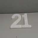 21st Birthday Decorations for Her Him,21st Birthday Centerpieces Table Decorations for Women Men,Light Up Numbers 21 Sign for Party Backdrop Wall Decor for 21 Wedding Anniversary Decoration