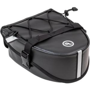 Giant Loop Klamath Tail Rack Pack, 4-Liter Soft Luggage Motorcycle Bag, Secures to Any Motorcycle Tail Rack or Dirt Bike Rear Fenders (Black 2023)