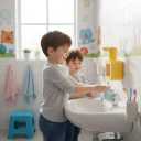 Bathroom Soap Dispenser,Cute Soap Dispenser Automatic Touchless with Sensor for Safe and Clean- Children's Birthday Gift (Yellow)