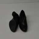 DREAM PAIRS Women's Low Chunky Block Heels Pumps Comfortable Slip-on Heeled Loafers Dress Work Shoes for Office Business (8, Black)