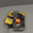 WORK Men's Short Socks Black Ankle Length 10 Pairs (X-Large)