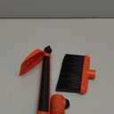 Multi-Angle Gutter Cleaning Tools from the Ground - Gutter Cleaner tool attachment for Threaded Poles - Gutter Scoop & Brush for rain gutter cleaning and leaf removal from Gutter Guard