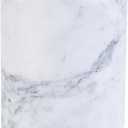 Natural Marble Utensil Holder for Kitchen Counter Decor, Flatware & Utensil Storage Organizer - Kitchen Utensil Organizer for Countertops, Office & Center Table, White Gray