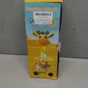 LUKETURE Dancing Talking Giraffe Toy Stuffed Plush, Cute Interactive Talking Giraffe Gift for Girls Boys Kids, Musical Baby Toys Singing 10 Children's Song Repeats What You Say (Dancing Giraffe)