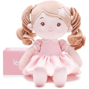 LeyaDoll Soft Baby Doll Toys (12''), My First Baby Rag Doll for 1 Year-Old Girl Birthday Gift, Christmas Plush Toys Gift for Toddler Kids Infants -Princess Starlet
