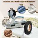 4 Rolls Iron on Hemming Tape for Pants, No Sew Hem Tape & Adhesive Fabric Fusing Tape, 0.6 inch x 70 Yards Double Sided Hemming Tape for Clothes, Dresses, Curtains (White, Black)