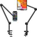 OMOTON Adjustable Tablet Stand for Desk, Tablet Mount for iPad, Phone Holder for Bed with 360 Rotation Fits for 4.7-11" iPad Pro, Air/Mini, Kindle and Phones