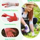 Irenare 24 Pairs Gardening Gloves Bulk for Women Ladies Breathable Rubber Coated Garden Glove for Yard Outdoor Work with Grip