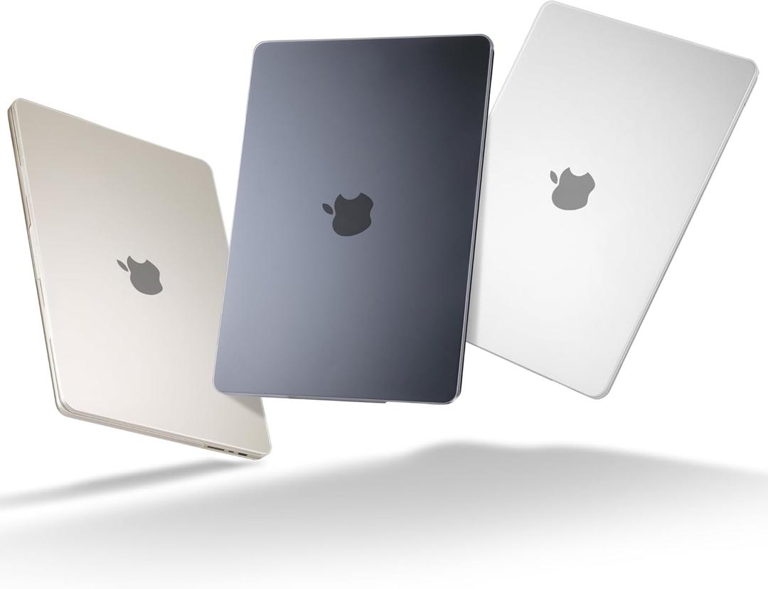 MEEgoodo for M4 MacBook Pro 16 inch Case 2024 2023 2021, Clear Cover Fit Model A3403/A3186/A2991/A2780/A2485 M3 M2 M1 Pro/Max,Flexible Plastic Case with TPU Keyboard & Webcam Cover & OTG Adapter,Clear