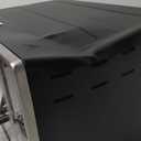 Gourmia French Door Air Fryer 25 Qt Large Capacity Convection Oven, Fryfroce 360°, Digital Display with 17 Cooking Presets, Bake, Toast, Roast, Dehydrate, Fits 12 Pizza (Stainless Steel)