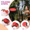 HyDren End of The Year Gifts Flying Disc Foldable Fan with Storage Bag Inspirational Card and Organza Bag Set Fun End of The Year Graduation Party Favors Summer Gifts Outdoor Activities