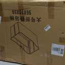 FHTONGE 49Gal/186L Collapsible Extra Large Dog Bathtub with Drainage, Thicken Portable Shower Bucket for Big Dog Indoor/Outdoor Bathing Camping, Freestanding Surround Pet Large Soaking Barrel Bule (Blue)