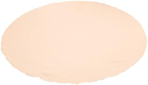 Solid Color Round Tablecloth for Banquets Table Cover for Home Parties Easy to Clean for Guests, 
78.74"L x 78.74"W