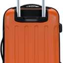 Rockland London Hardside Spinner Wheel Luggage, Carry-On 20", Orange