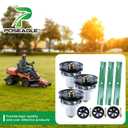 POSEAGLE 54 Inch Mower Deck Rebuild Kit for Hustler Raptor Flip-Up, Raptor SD 935833 936476 935833 Includes 3 Pack 601804 Spindle Assembly with 604664 Pulley 788166 Wheel 601124 Blade