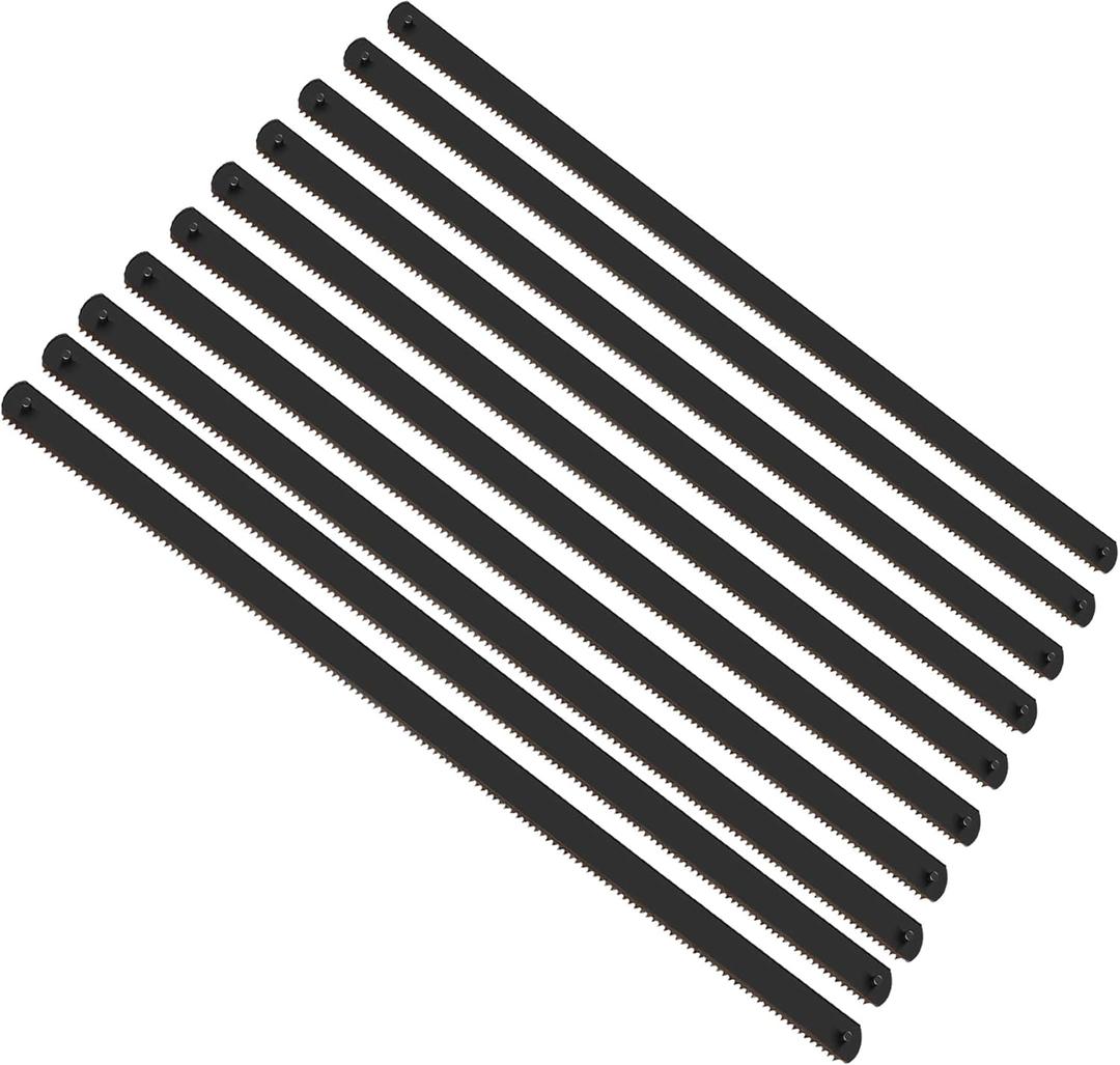 2 x 10 Pc Professional High Speed Steel Mini Hacksaw Blades, 6" / 150mm Bi-Metal HSS Blades, 24TPI, Suitable for Mini/Primary Hacksaw Frame, Cuts Wood, Metal, Plastic, PVC, Aluminum, Copper, Brass
