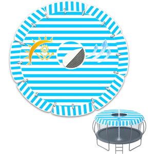 Trampoline Shade Cover 16 Foot , Trampoline Cover 16 Ft Round with Air Vent Anti UV Trampoline Tent 16ft Trampoline Top Cover for 16Ft No Standing Water Suitable