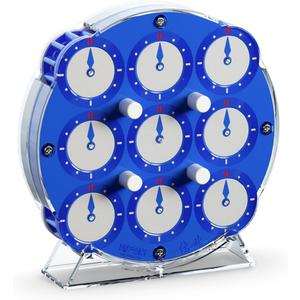 CuberSpeed Qiyi Magnetic Clock 2024 Edition - Blue - Puzzle - Ages 6+