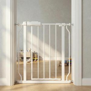 Narrow Baby Gate 24.4-29 Inch for Stairs Pet Dog Gates Indoor for Doorways
Pressure‑Mounted Safety Gate for Babies & Pets,Auto‑Close,Drill‑free Install,Fits Narrow Home Openings,White