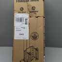 2,500 Lbs Heavy Duty Trailer Jack, Fixed Mount Jack w/Drop Leg, Silver