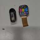 Smart Watch for Women with Blood Pressure Monitor, 2.06" AMOLED Display, IP68 Waterproof Fitness Tracker, 118 Sports Modes, Heart Rate/SpO2/Sleep Monitor, Gift for Her, Compatible with Android iPhone