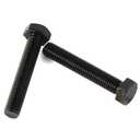 Mellewell M8 x 60mm Hex Head Screw Bolts, Fully Threaded, Alloy Steel Grade 12.9, Black Oxide Finish, Quantity 10