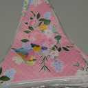 Faccito 49 Ft 60 Pcs Tea Floral Party Paper Bunting Decor Outdoor Bunting Banner Floral Pennant Wildflower Garland Tea Party Birthday Supplies for Wonderland Garden Baby Shower Bridal Wedding Bedroom