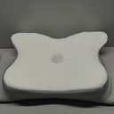 DONAMA Cervical Pillow for Neck and Shoulder, Contour Memory Foam Pillow, Ergonomic Neck Support Pillow for Side Back Stomach Sleepers with Pillowcase (Queen Size 24.8"Lx14.96"Wx5.51"H, Light Grey)