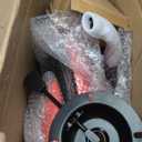 Rolling Shop Stool with Wheels, Mechanic Garage Stool Chair with Adjustable Height 15.55"-18.3", Heavy Duty Swivel Roller Seat for Garage, Salon and Tattoo Beauty, Red