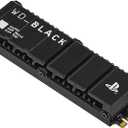 WD_BLACK 4TB SN850P NVMe M.2 SSD Officially Licensed Storage Expansion for PS5 Consoles, up to 7,300MB/s, with heatsink - WDBBYV0040BNC-WRSN,Black