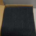 FUTEI Black Chenille Throw Pillow Covers 26x26 Inch Set of 2,Soft Striped & Diamond Textured Euro Pillow Shams,Modern Home Decor for Couch Living Room