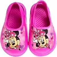 Disney Minie Mouse Girls Clogs closed toe with back strap sandals - Pink, 9-10