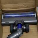 Vacuum Attachments for Dyson V6 Cleaners, Brush Motorhead Head with LED Lights for Hardwood Floor and Carpet, V Shape Bristle Roller Replacement Parts for DC59 DC61 DC62 DC74, Gray