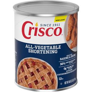 2 x Crisco All-Vegetable Shortening, 48 Ounce (EXP 02/05/28)