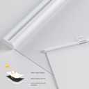 MYshade 100% Blackout Roller Shades Cordless for Windows - Thermal Insulated UV Protection Room Darkening Blinds, Easy Install for Home, Bedroom, Living Room, Office (34" W x 72" H, White)