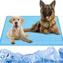 Ktinnead Ice Silk Dog Cooling Mat, Washable & Portable Mat, Safe & Non-Toxic Cooling Pad for Dog Cat & for Couch, Kennel, Floor or Outdoor (XL, 27.5inx38in)