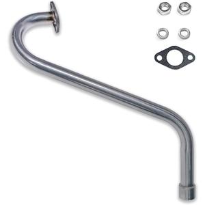 JMCHstore Right Long Pipe For Coleman B200R RT200 RB200 B200 B200RSV Mini Bike, For Monster mega moto MM212 212 MAX Mini Bike, For TrailMaster Hurricane 200X PRO