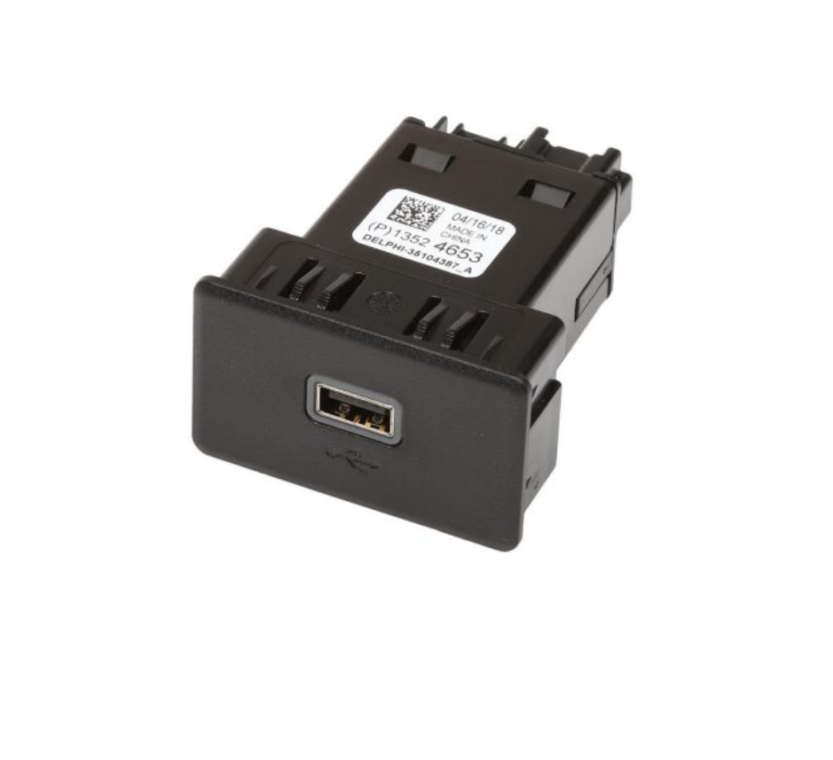 GM Genuine Parts Jet Black USB Receptacle