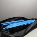 PANTAZO Beach Cabana 8x8 UPF50+ Beach Shade Canopy with Side Wall and 4 Sand Pockets Easy Set up and Take Down for Family,Blue