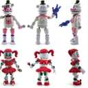 Toysvill Inspired by FNAF Sister Location Collection | Action Figures Toys (Set of 5 pcs), More Than 5 inches [Funtime Freddy Bear , Circus, Ennard, Ballora, Funtime Foxy], Fun Action Simulator