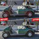 Front & Rear Fender Flares for Yamaha Golf Cart, Combined Mud Flaps Mud Guard Extension for Yamaha Golf Cart G14 G16 G19 G20 G22 Standard and Unmodified Accessories, 4PCS