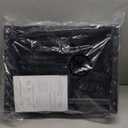 Stadium Seats with 18.5in High Back Support and Thick 3in Foam Cushion Bleacher Chairs with Back and Cushion -Portable Folding Stadium Chair Includes Shoulder Strap and Cup Holder (Black)