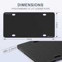 4mm EVA Foam License Plate Anti-Rattle Pads, Noise Reduction & Paint Protection Self-Adhesive Car Plate Cushion Pad, Universal Fit for Car Truck SUV